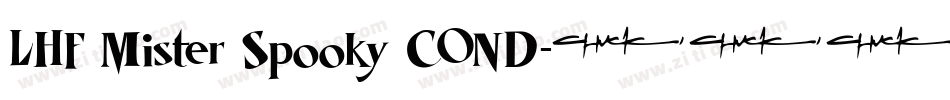 LHF Mister Spooky COND字体转换